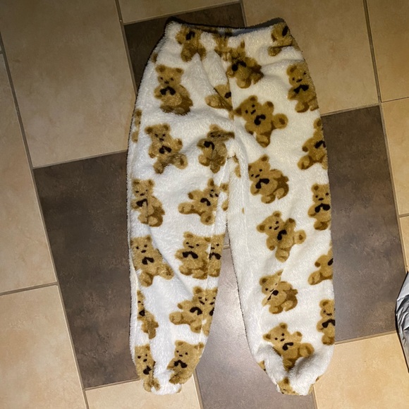 Soft teddy bear pajama pants - Picture 2 of 6